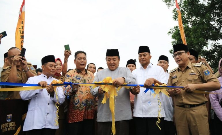  Gubernur Arinal Resmikan Jembatan Way STKIP-PGRI Hubungkan Metro-Lampung Timur