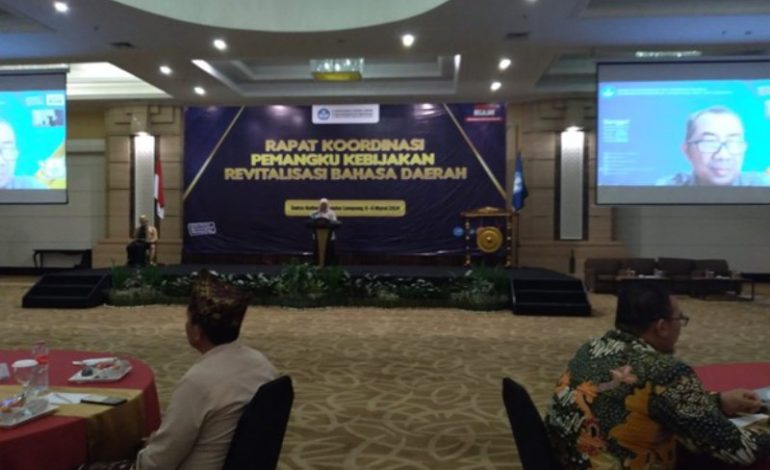  Kantor Bahasa Provinsi Lampung Sinergi dengan Pemprov Revitalisasi Bahasa Daerah