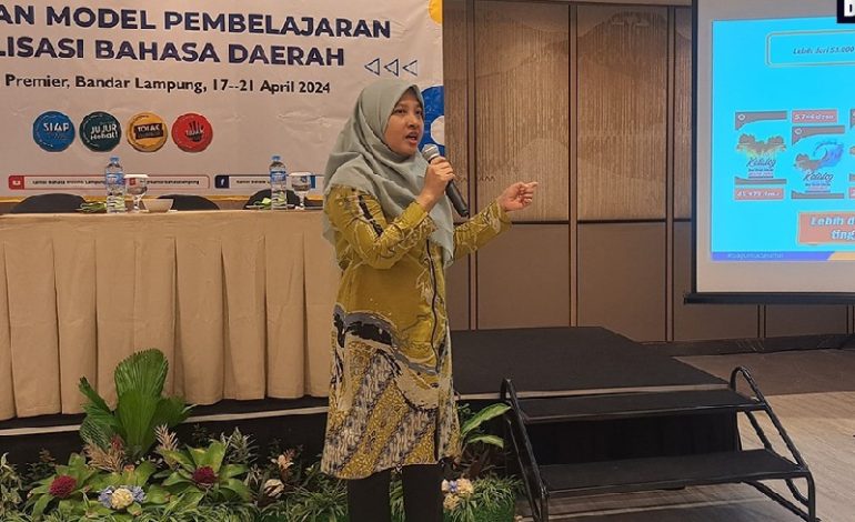  Kantor Bahasa Provinsi Lampung Susun Model Pembelajaran Revitalisasi Bahasa Daerah