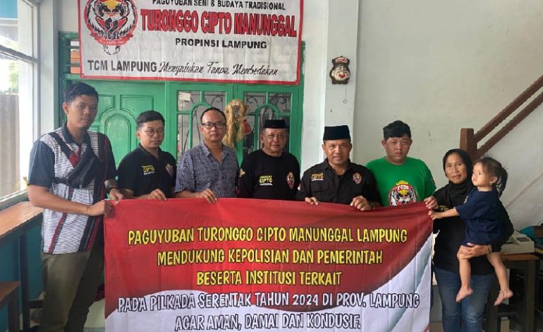  Paguyuban Turonggo Cipto Manunggal Lampung Dukung Polda Ciptakan Kondusivitas Pilkada Serentak 2024