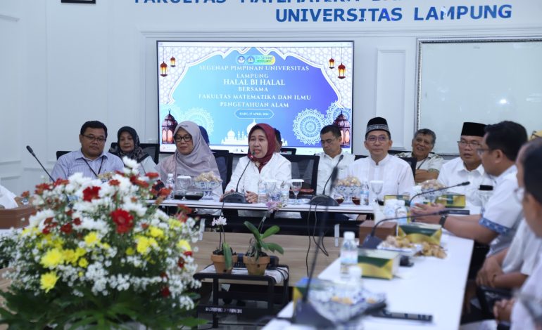  Rektor Unila Lanjutkan Kunjungan ke Beberapa Fakultas, Puji MIPA atas Akreditasi Internasional
