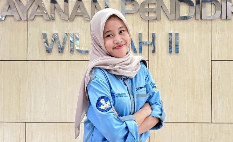  Mahasiswi Universitas Teknokrat Indonesia Triyana Sugiyarti Magang Bersertifikat LLDikti II Sumatera, Kontribusi Mendesain Kembali Website