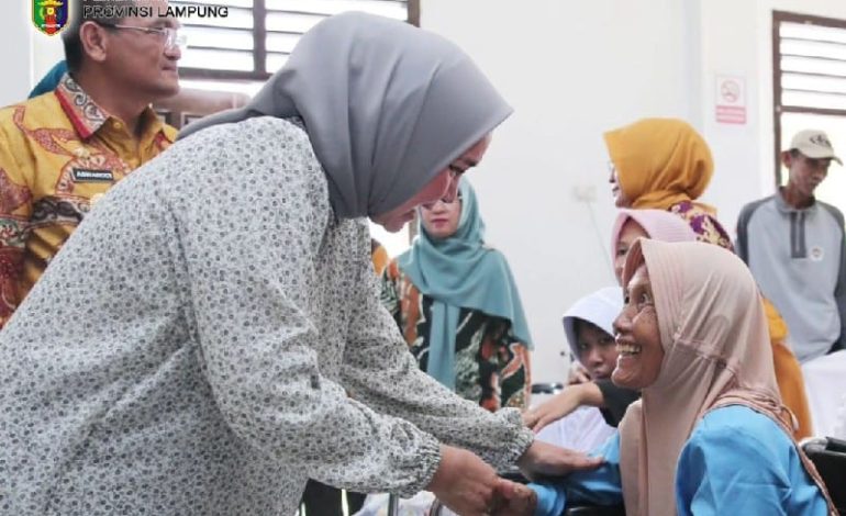  Riana Sari Salurkan Bantuan Penyandang Disabilitas di Gadingrejo