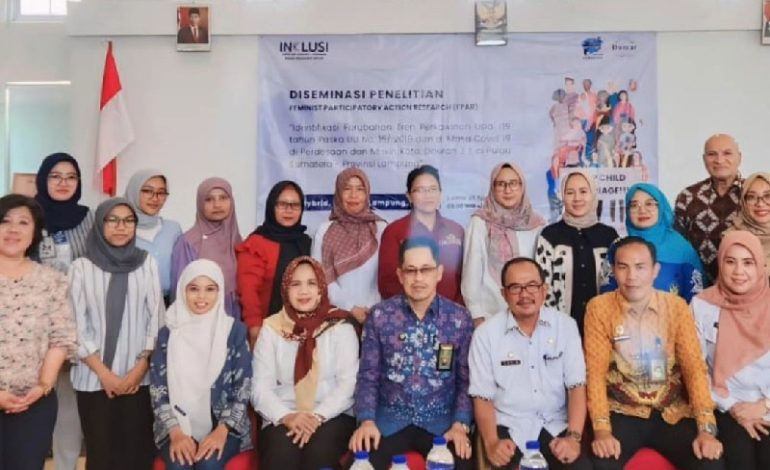  Dinas Pemberdayaan Perempuan Perlindungan Anak Lampung Hadiri Diseminasi Hasil Feminist Participatory Action Research