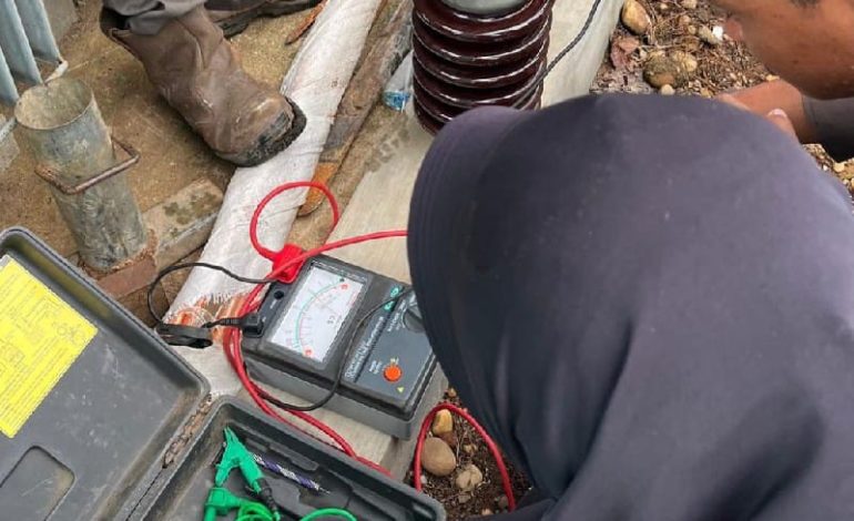  Mahasiswi Elektro Unila Destalia Yunita Putri Magang Bersertifikat di PLN Unit Martapura