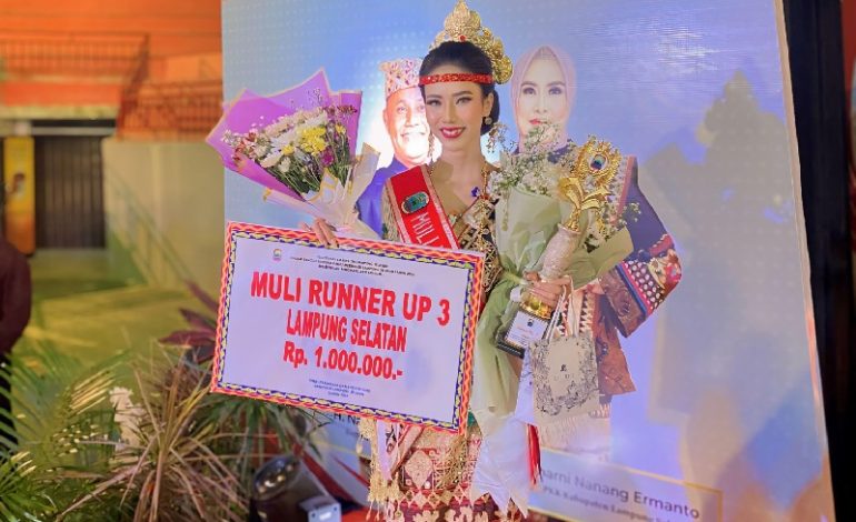  Model Lampung Alya Rohali Runner Up III Pemilihan Muli-Mekhanai Lampung Selatan