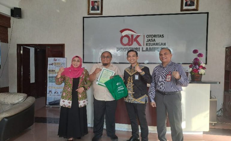  Soal Wakaf Uang Temporer, Dompet Dhuafa-BPRS Way Kanan Audiensi OJK Lampung
