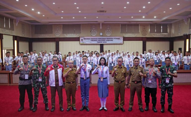 Sekdaprov Fahrizal Buka Seleksi Calon Anggota Paskibraka Provinsi Lampung dan Nasional