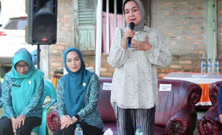  Riana Sari Arinal Salurkan Sembako dan Alat Steam untuk Kelompok Rentan di Pringsewu
