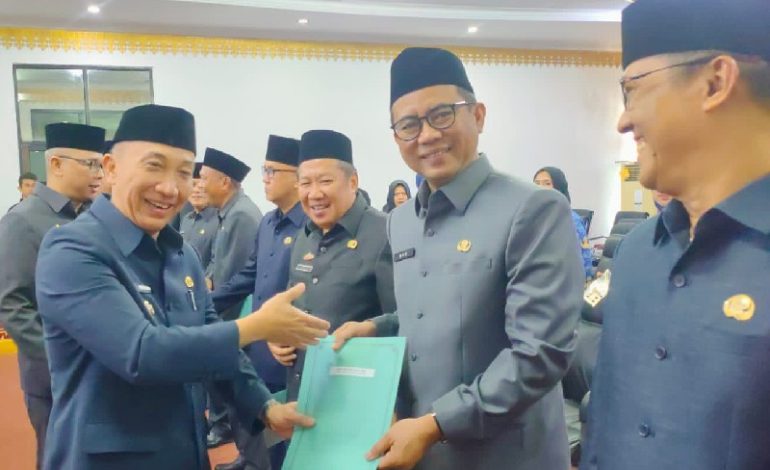  Pj Bupati Tanggamus Lantik Sejumlah Pejabat Tinggi Pratama