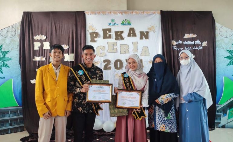  Duta Bahasa Provinsi Lampung Aziz dan Fidhea Isi Sesi Pekan Ceria SMP MuDa Quranic School