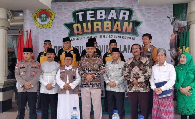  Iduladha 1445 Hijriah, LDII Lampung Sembelih 1.446 Sapi dan 1.067 Kambing