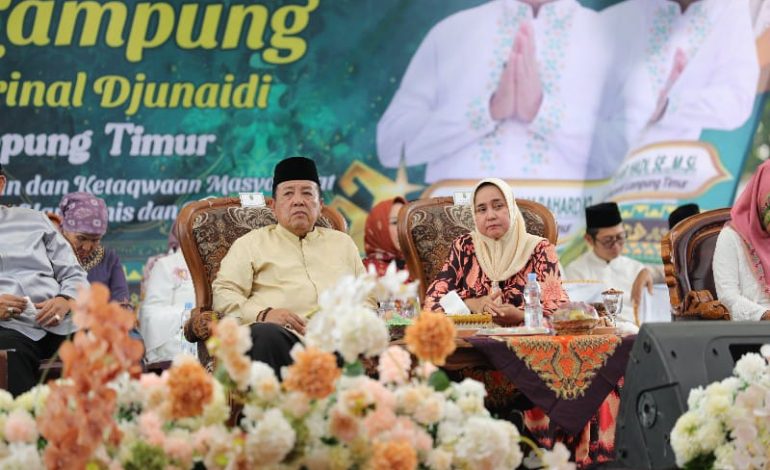  Gubernur Lampung Arinal Djunaidi Ikuti Pengajian Akbar di Batanghari Lamtim