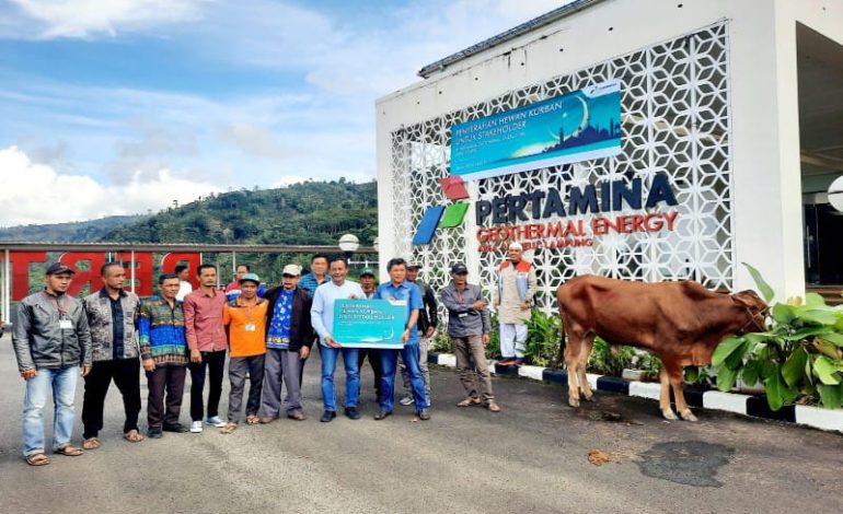  PT Pertamina Geothermal Energi Tbk Bagikan Hewan Kurban ke Masyarakat Sekitar Area Operasi