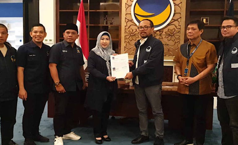  Pilkada Tanggamus 2024, Dewi Handajani Dapat Rekomendasi Partai Nasdem