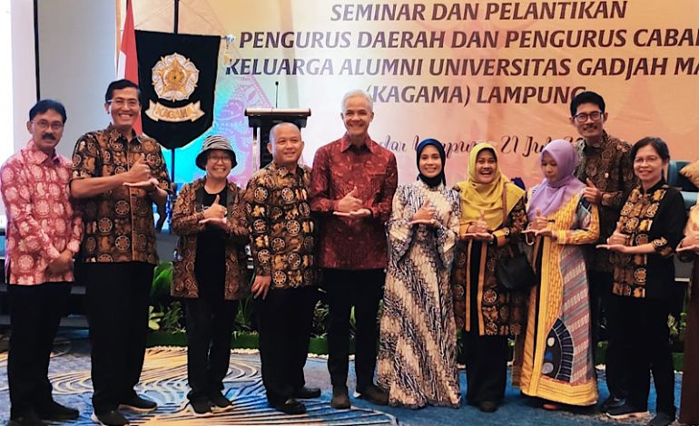  Ganjar Pranowo Sebut Kagama Lampung Istimewa, Senen Mustakim Apresiasi Tinggi