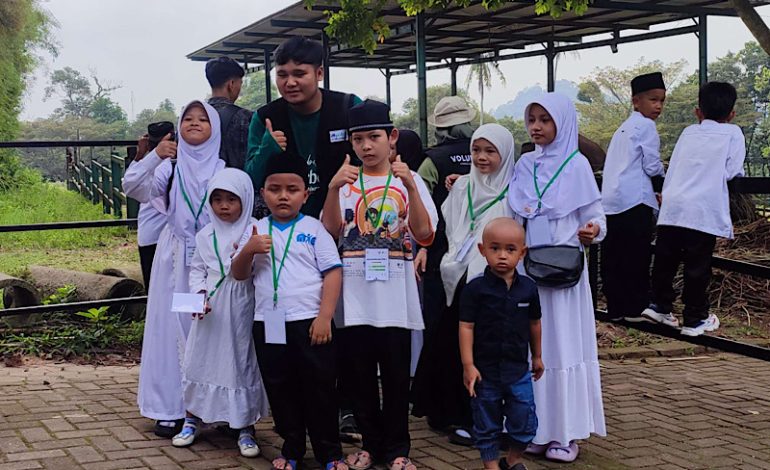  30 Anak Yatim Bahagia Wisata di Lembah Hijau, Iqbal: Menyenangkan dan Tak Terlupakan