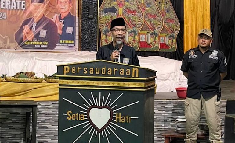  Abdul Hakim Silaturahmi Bersama Warga PSHT Lampung Tengah