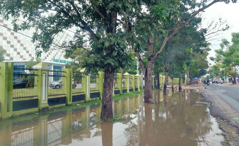 Hujan Deras, Beberapa Titik di UIN Raden Intan Lampung Tergenang
