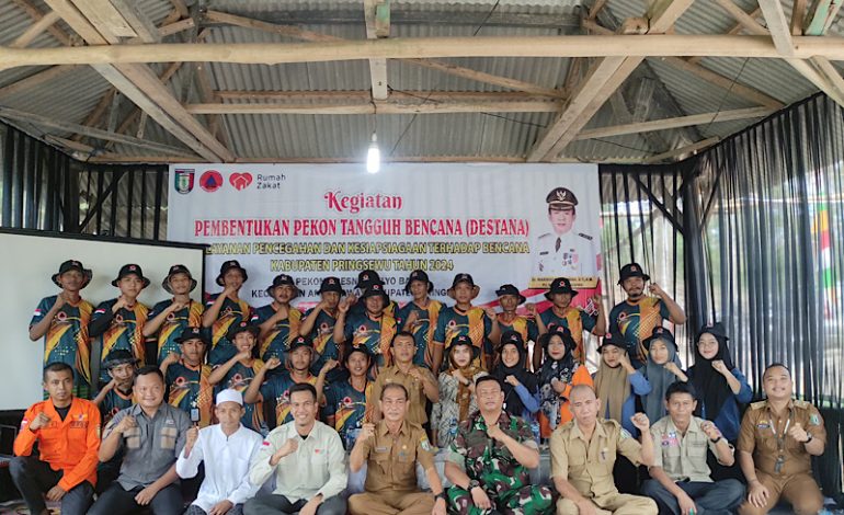 Rumah Zakat dan BPBD Pringsewu Bangun Desa Tangguh Bencana