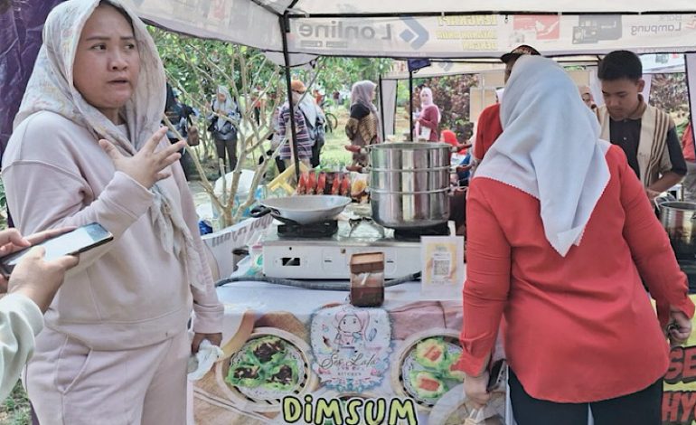  Bazar UMKM Pemprov Lampung, Dimsum Sambel Mercon Klaim Omzet Rp1 Miliar/Bulan
