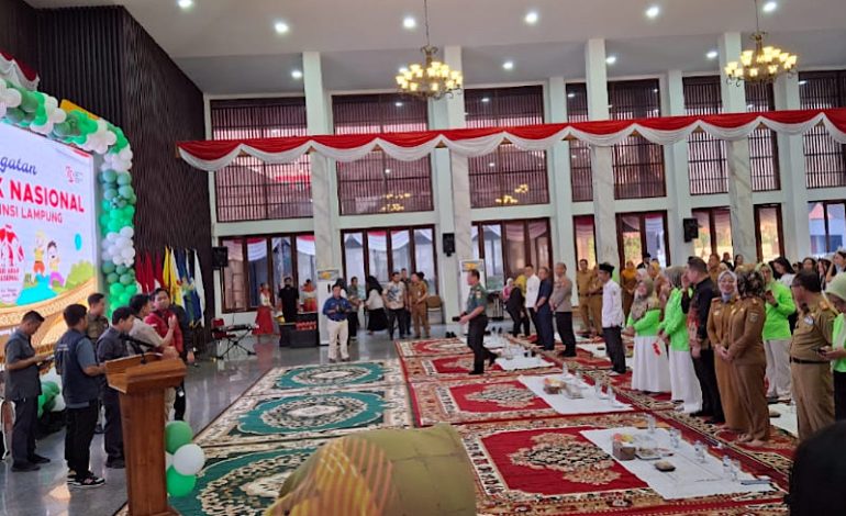  Hari Anak Nasional, Pj Gubernur Lampung Samsudin Bahagia Penampilan Penyandang Disabilitas