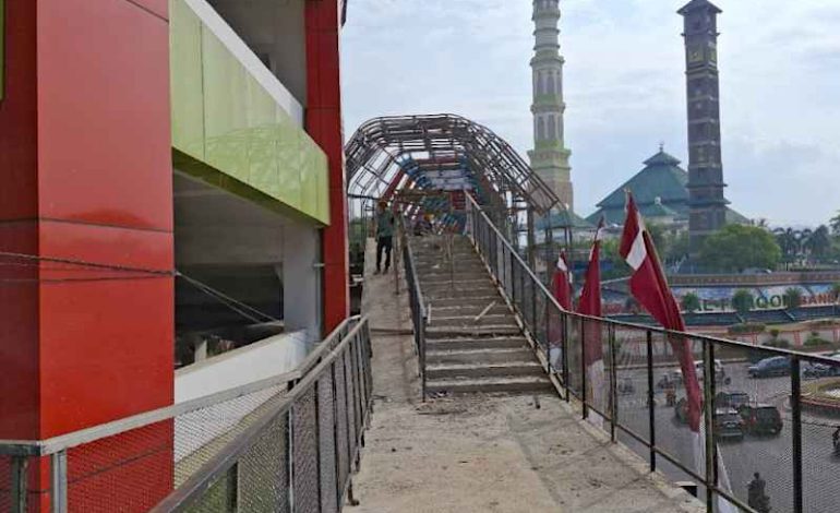  Besok 17-an JPO “Siger Milenial” Pemkot Bandar Lampung Belum Dioperasikan