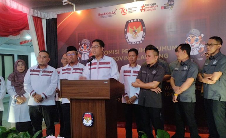  Daftar ke KPU Lampung, Berkas Calon Gubernur Arinal Djunaidi-Wakil Gubernur Sutono Lengkap