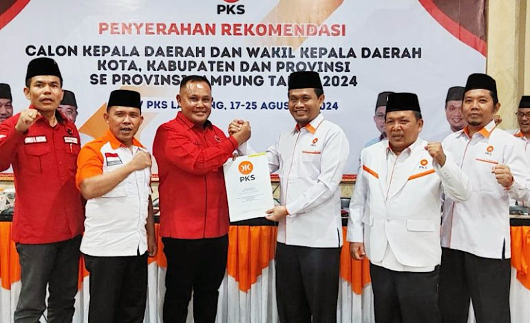  PKS Rekomendasikan Petahana Nanang Ermanto dan Antoni Imam Pilkada Lampung Selatan