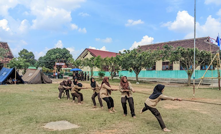  Syarat Dilantik Anggota Pramuka Penegak, Siswa Kelas X SMKN 1 Terbanggi Besar Ikuti Persami