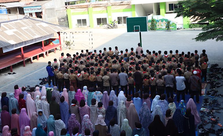  Ikuti Anjuran MUI, SDIT Fitrah Insani Langkapura Salat Gaib untuk Ismail Haniyeh