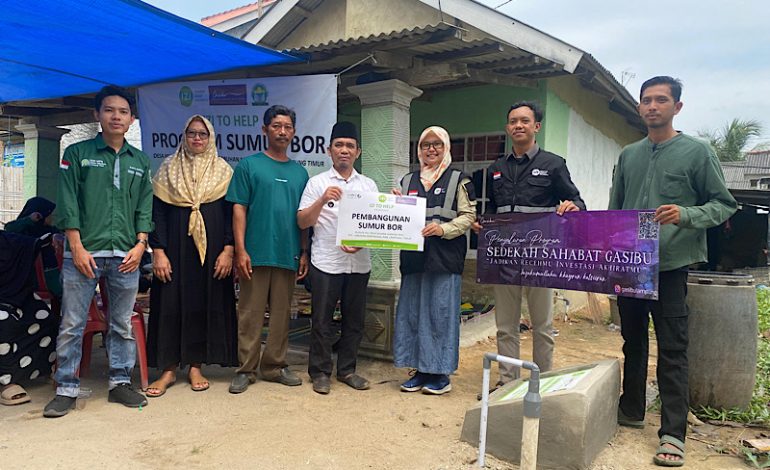  IZI Lampung Resmikan Sumur Bor Gasibu, Warga Desa Muara Gadingmas Lamtim Rasakan Manfaat