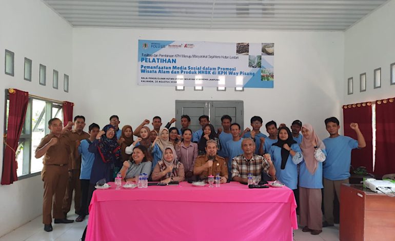  BPHL Wilayah VI Gelar Pelatihan Medsos untuk Kelompok Perhutanan Sosial di KPH Way Pisang