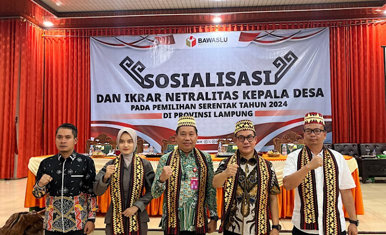  Pj Sekda Tanggamus Hadiri Ikrar Netralitas Pilkada 2024