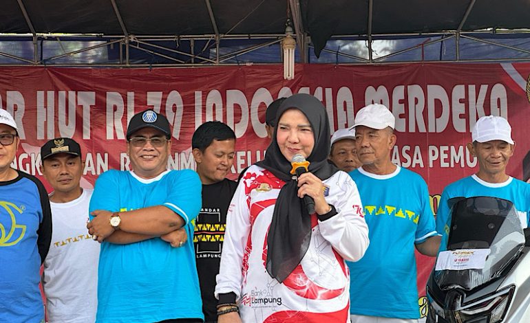  Semarak Jalan Sehat Bersama Wali Kota Bandar Lampung, PLN Nusantara Power Dukung Kegiatan Kelurahan Rajabasa Pemuka