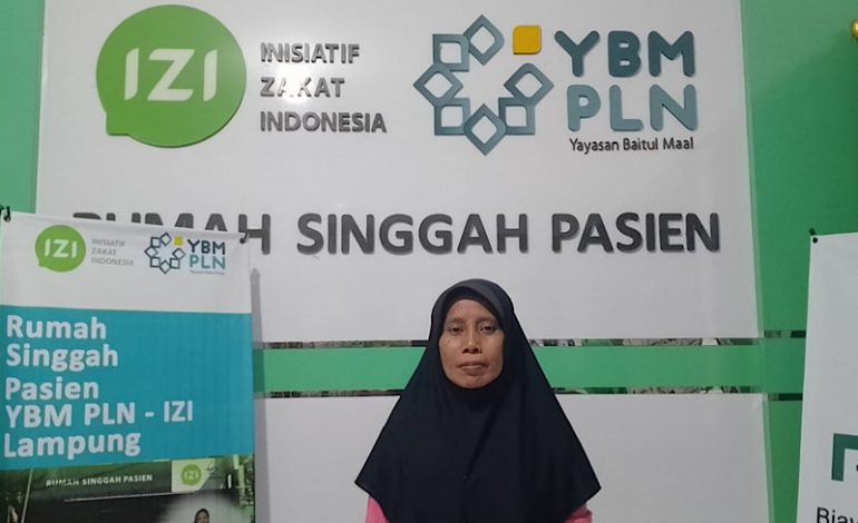  Isrowiyah Pasien Tumor Otak RSP YBM PLN-IZI Lampung Kehilangan Sebagian Tempurung Kepala Pasca-Operasi