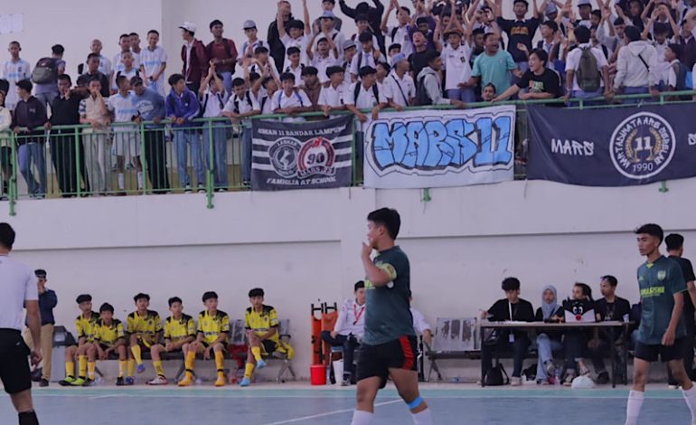  Meriah, Ini Tanggapan Penonton Turnamen Futsal Antar-Pelajar Gelaran Himapik Unila