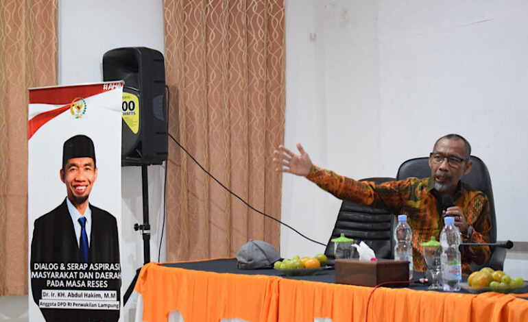  Abdul Hakim Serap Aspirasi Masyarakat Gedongair Bandar Lampung