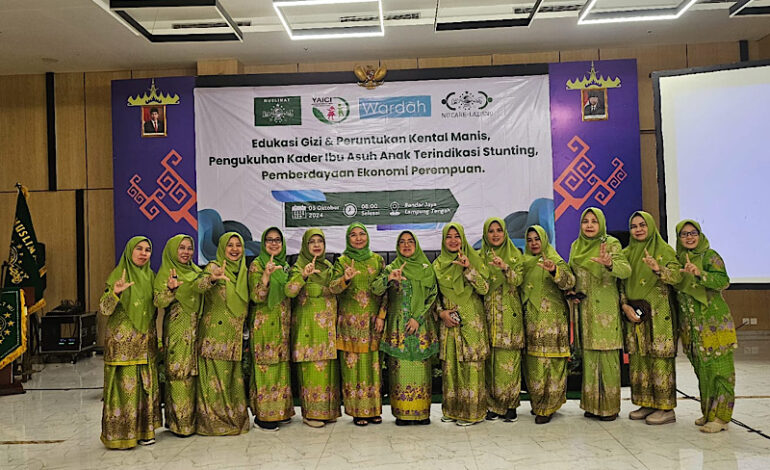  Edukasi Gizi-Kukuhkan Ibu Asuh Stunting, Muslimat NU: Kental Manis Berbahaya bagi Anak