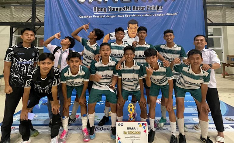  Selamat! SMAN 1 Jatiagung Juara I Turnamen Futsal Antarpelajar Himapik Unila