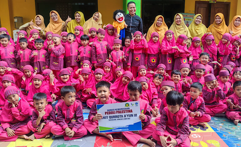  LAZDAI Tanamkan Nilai Moral di TKIT Qurrota A’yun lewat Safari Dongeng Kak Danang