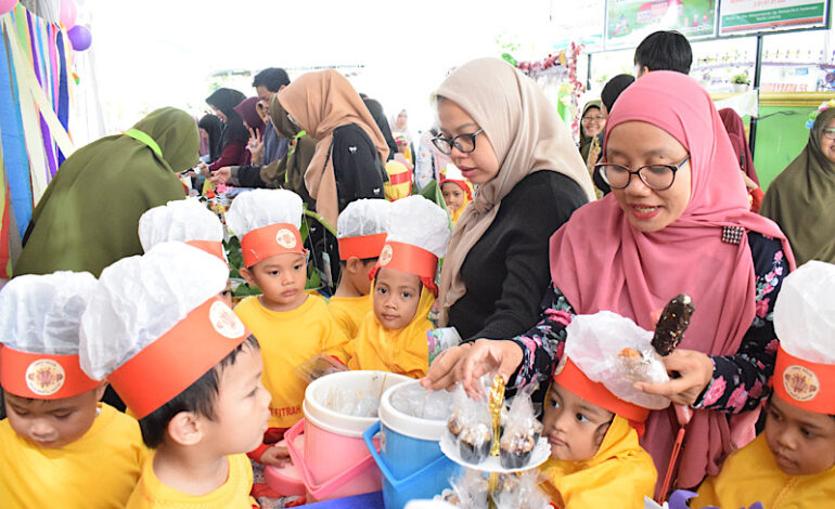  Pameran P5, TKIT Fitrah Insani 2 Kenalkan Olahan Pisang Khas Lampung