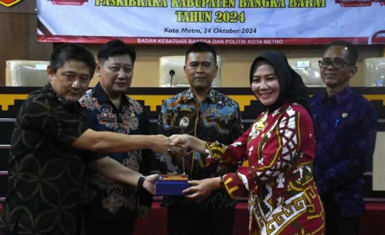  Pemkot Metro Sambut Kunjungan Paskibraka Bangka Barat