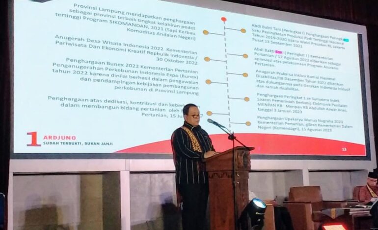  Menuju Lampung Adil dan Makmur, Ini Visi Misi Arinal Calon Gubernur Lampung pada Diskusi BEM U Unila