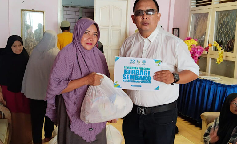  Milad Ke-4 Wartalampung.id, LAZDAI Bagikan Paket Bahan Pokok