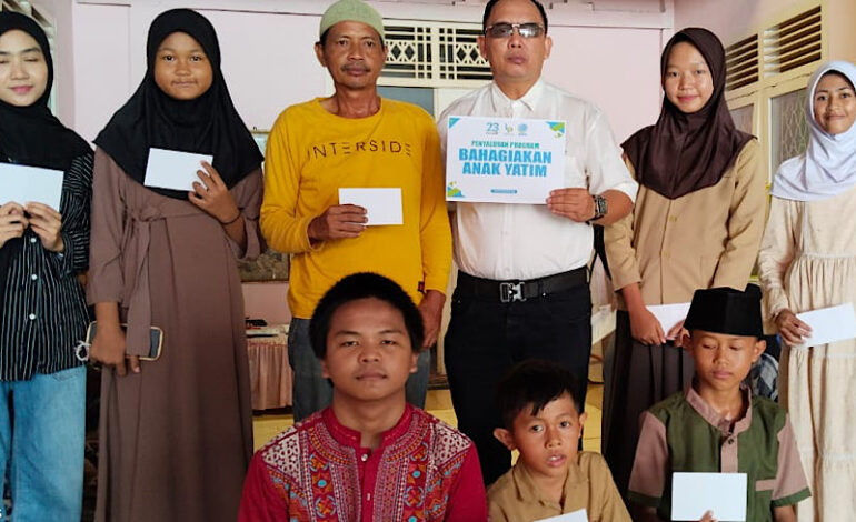  HUT Ke-4 Wartalampung.id, LAZDAI Partisipasi Salurkan Tali Asih Yatim