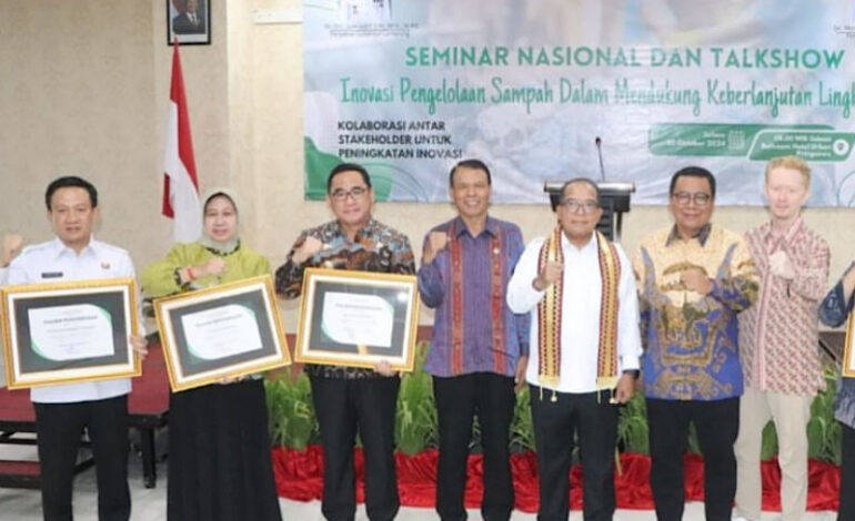 Pj. Gubernur Lampung Samsudin Keynote Speaker Seminar Nasional Pengelolaan Sampah