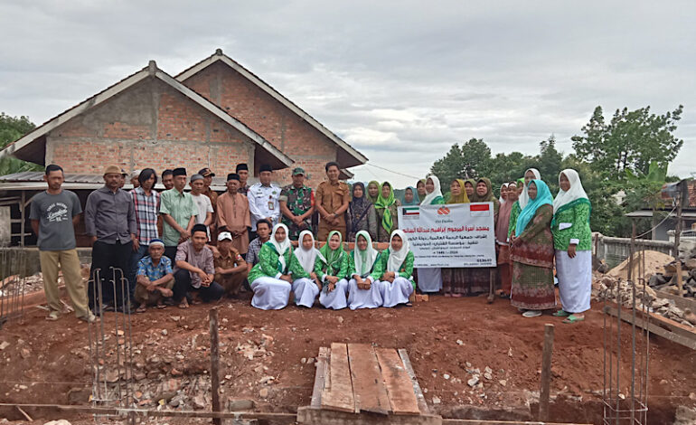 Pembangunan Masjid Al Hikmah Dusun Sidodadi Desa Merambung Lampung Utara Dimulai