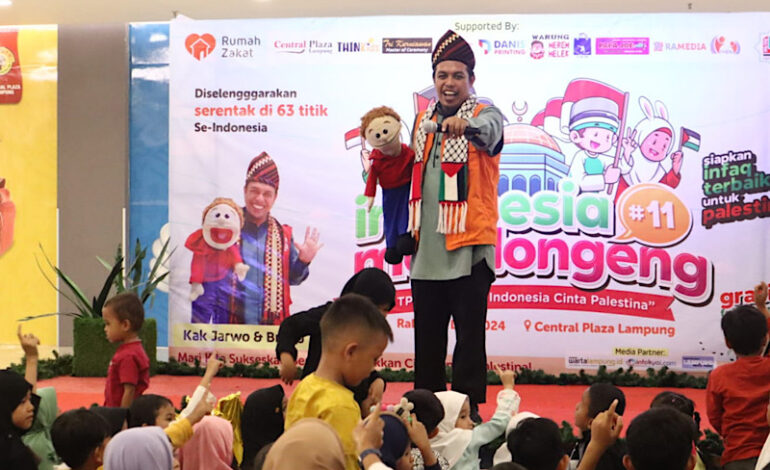  Rumah Zakat Helat Indonesia Mendongeng Ke-11, Jarwo Songha Dongengkan Cinta Palestina