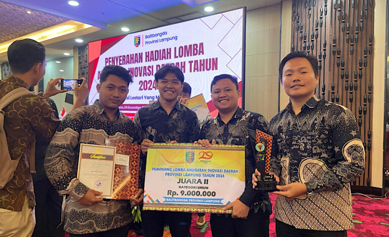  Usung Mesin Batik Tulis, Universitas Teknokrat Indonesia Juara Kategori Umum Anugerah Inovasi Daerah